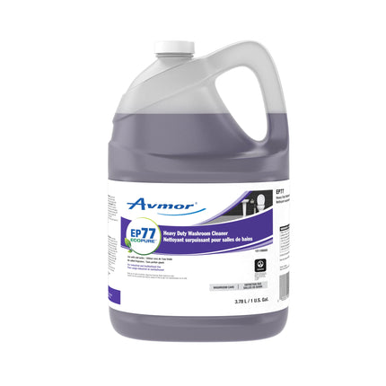 Diversey™ EP77 Heavy Duty Washroom Cleaner, Clear, Surfactant Fragrance, 3.78L, Sold Individually