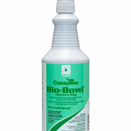 Nettoyant cuvette de toilettes, urinoirs et douches Bio-Bowl Consume, 946 ml, vendu à l'unité