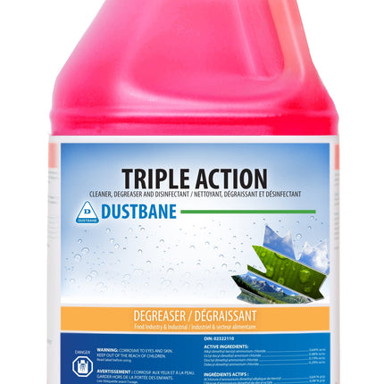 Nettoyant Triple Action Dustbane – Rose, parfum agrumes, 5 L, vendu à l'unité