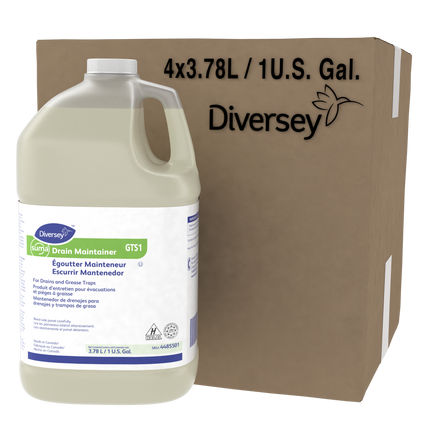 Suma® GTS1 Drain Maintainer, Green Liquid, No Added Fragrance, 3.78L, Sold Individually