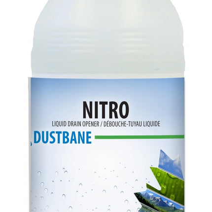 Déboucheur liquide Nitro de Dustbane - Incolore, 1 L, Vendu à l'unité