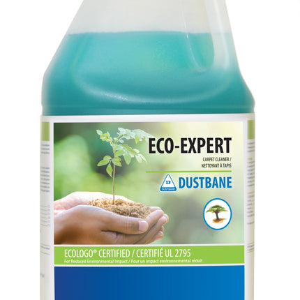 Nettoyant à tapis pH neutre Eco-Expert de Dustbane - Liquide vert, odeur douce, 4 L, vendu à l'unité