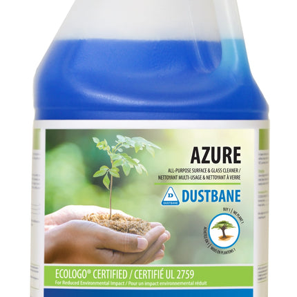 Nettoyant tout usage pour surfaces et vitres Dustbane Azure – Bleu, 4 L, Vendu à l'unité