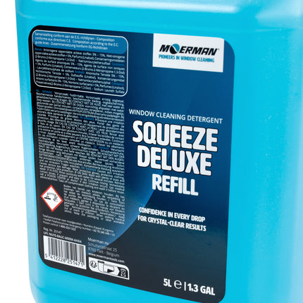 Squeeze Deluxe Window Cleaning Concentrate - 4.92L, Sold Individually