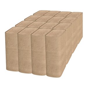 Cascades PRO Select Multifold Hand Towel - 1-Ply, Natural, 9" L x 9.45" W, 250 Sheets/Pack, 16 Packs/Case