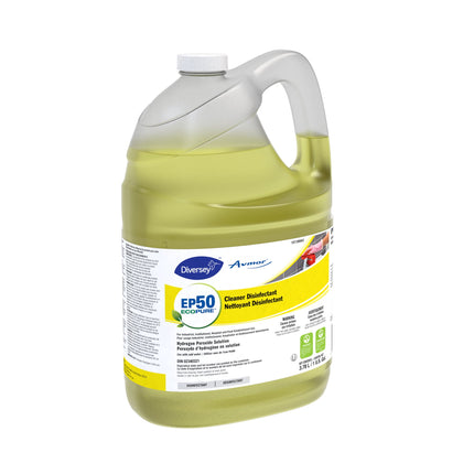Diversey EP50 Cleaner Disinfectant - Clear, Orange Fragrance, 3.78L, Sold Individually