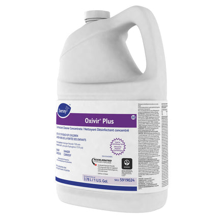 Diversey™ Oxivir® Plus Disinfectant Cleaner Concentrate, 4L, Clear, Sold Individually