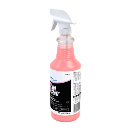 Diversey Sani Stuff Désinfectant quaternaire prêt à l'emploi sans rinçage – Couleur rose, 946 ml, vendu à l'unité