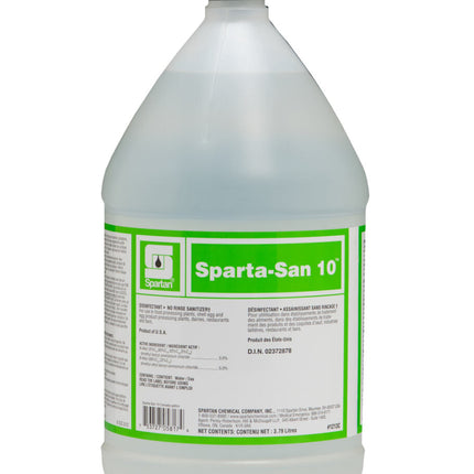 Sparta San 10 Food-Grade Sanitizer - 3.79L, Sold Individually