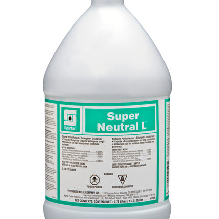 Super Neutral L10 Disinfectant - 3.79L, Sold Individually