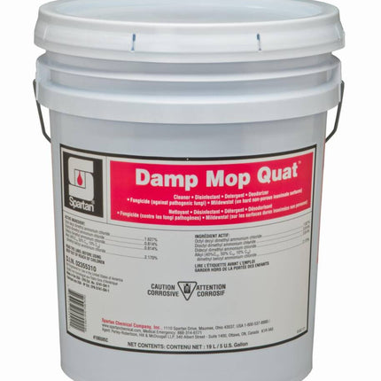 Nettoyant désinfectant Quat serpillière humide - 18,9 L, vendu à l'unité