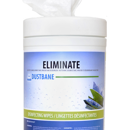 Lingettes désinfectantes – 180/Pot, 6/Caisse