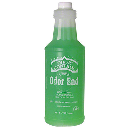 Neutralisant d'odeurs liquide Canadian Odor Control End Concentré – Vert, 909 ml, Vendu à l'unité