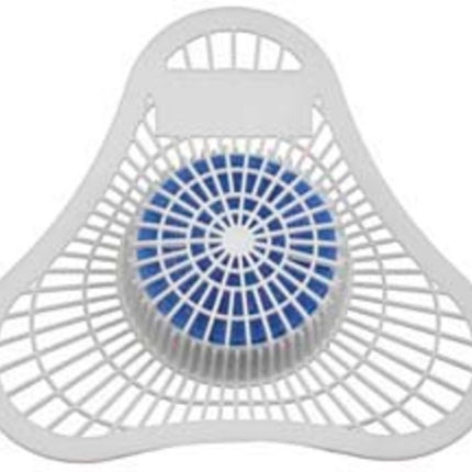 Grille d'urinoir Hospeco avec bloc non-para - Blanc, parfum agrumes, vendu à l'unité