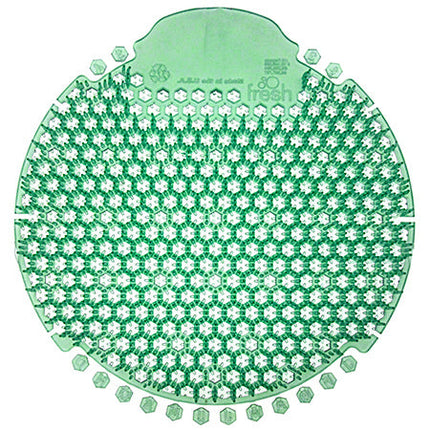 Grille d'urinoir 3D Wave – Parfum concombre-melon, 10/paquet