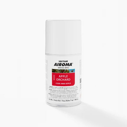 Vectair Systems Airoma Aérosol Doseur - Parfum Pomme Verger longue durée, Modèle 3000, 30 jours, Rouge, 1/Chacun