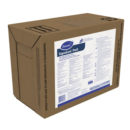 Diversey Signature UHS Floor Finish - White, Ammonia Scented, 5gal Envirobox, Sold Individually