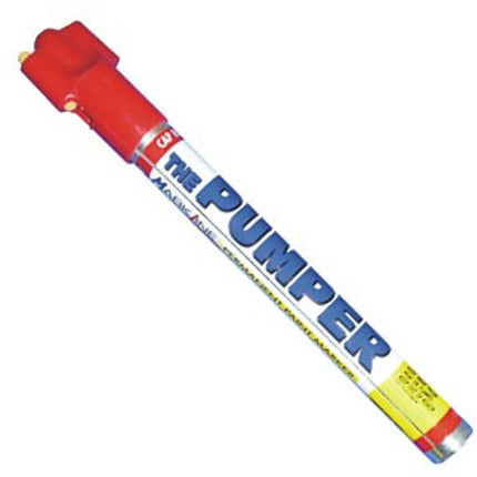 Marqueur de peinture - Style pompe, Rouge, Vendu à l'unité