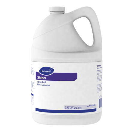 Diversey Shiner Spray Buff - Paille claire, 3,78 L, Vendu à l'unité