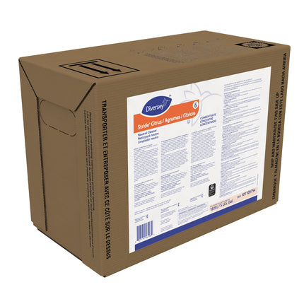 Nettoyant neutre Diversey Stride - Parfum Agrumes, 18,9 L, Vendu à l'unité