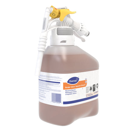 Diversey Stride Citrus Neutral Cleaner - Orange, 5L, Sold Individually