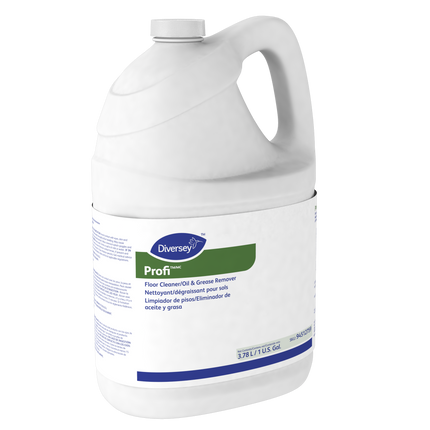 Diversey Profi Floor Oil And Grease Remover - White, 3.78L, Sold Individually