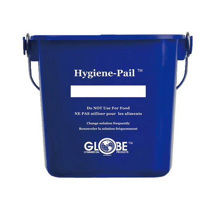Globe Sanitizing Pail - Blue, 5.68L, Sold Individually