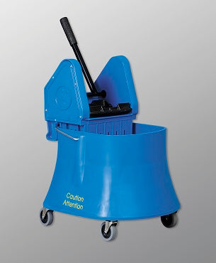 Seau et essoreuse à rouleaux - Bleu, 26-40 QT, Vendu à l'unité