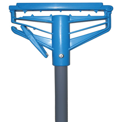Advantage Maintenance Lock N Load Fibreglass Mopstick - 57", Lightweight Fibreglass Handle, Black Swivel Hang-Up Grip, Sold Individually