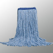 Wet Mop - Syn-Pro, Narrow Band, Blue, Cut End, 20 oz, Sold Individually