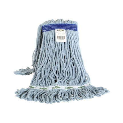 Globe Syn-Pro Synthetic Narrow Band Wet Looped End Mop - Blue, 16 oz, Sold Individually