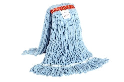 Wet Mop - Syn-Pro, Narrow Band, Looped End, Blue, 24 oz, Sold Individually
