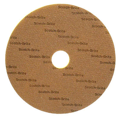 3M Scotch-Brite Clean & Shine Pad - 20", Tan, Sold Individually