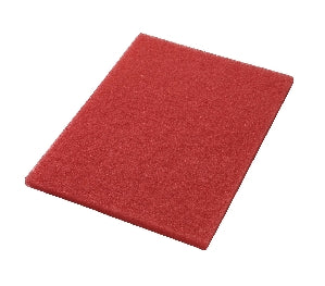 Disque à récurer – Rouge, 14" x 20", Vendu à l'unité