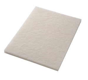 Polishing Pad - 14" x 28", White, Sold Individually