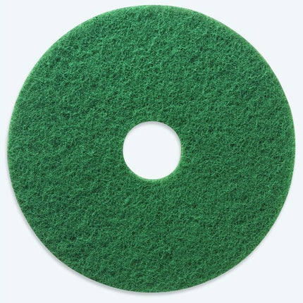Disque de lavage - 19 po, vert, vendu à l'unité