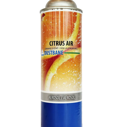 Désodorisant en aérosol pour tissus Dustbane Citrus Air 369 g – Vendu à l'unité