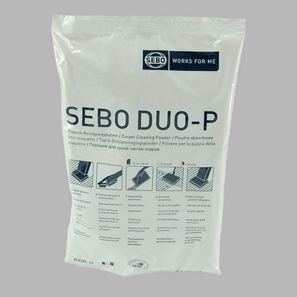 Nettoyant pour tapis Sebo DUO-P – 500 g, vendu à l'unité