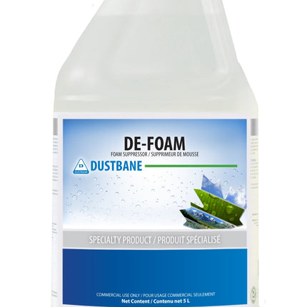 Dustbane DE-Foam - Liquide blanc, légère odeur, 5L, Vendu à l'unité