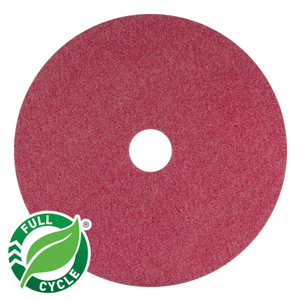 Americo Flamingo Cimex Carpet Pad - High Absorbency, For Bonnet Cleaning, 8in, Pink, Sold Individually