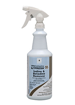 CLF S5 Dissolvant d'iode et de Bétadine - 946 ml, Vendu à l'unité