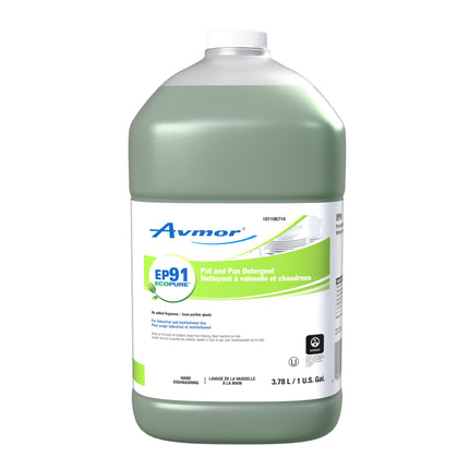 Diversey™ EP91 Pot and Pan Detergent, Green Colour, Citrus Fragrance, 946ml, Sold Individually