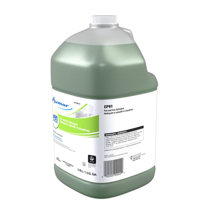 Diversey™ EP91 Pot and Pan Detergent, Green Colour, Citrus Fragrance, 946ml, Sold Individually