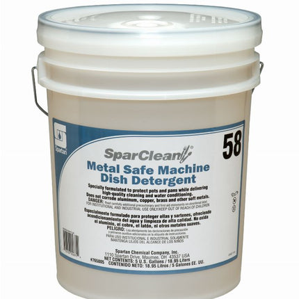 Détergent à vaisselle SparClean Metal Safe - 18,9 L, Vendu à l'unité