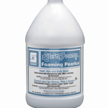 Savon moussant pour les mains Pearlux Lite & Foamy - 3,79 L, vendu à l'unité