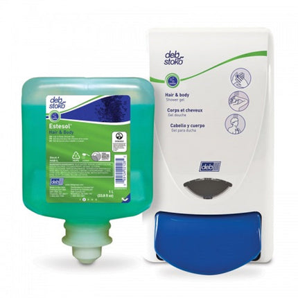 Gel lavant corps et cheveux Deb – 1 L, vendu à l'unité