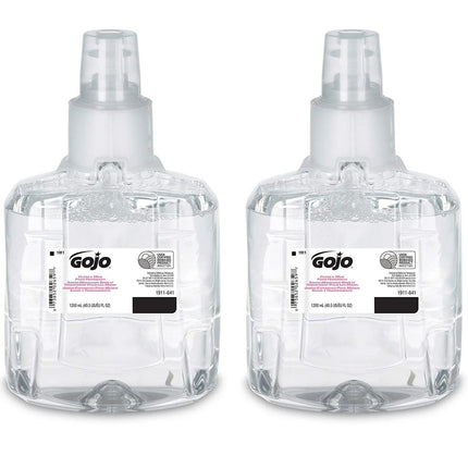 GOJO Clear & Mild Foam Handwash - Clear, 1200mL, 2 Bottles/Case