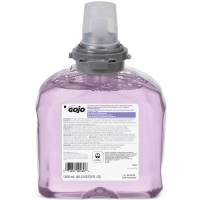 GOJO Premium Foam Handwash W/ Skin Conditioners Refill For TFX - Cranberry Scent, 1.2L, 2/Case
