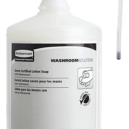 Rubbermaid® OneShot® Lotion Hand Soap, Clear, Refill, 1.6L, 4/Case