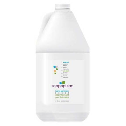 Soapopular Alcohol-Free Foam Hand Sanitizer - Clear Liquid, 4L, Sold Individually